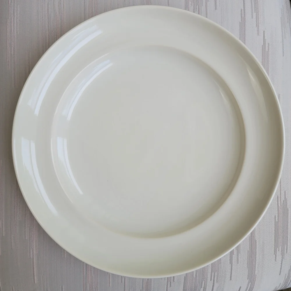 Pottery Barn China Sophia Cream Large Stoneware Dinner Plate 11.5
